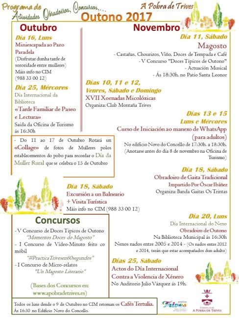 Actividades para o Outono - 2017