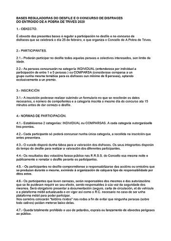 Bases entroido 2020