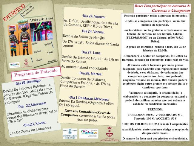 Programa Entroido 2017
