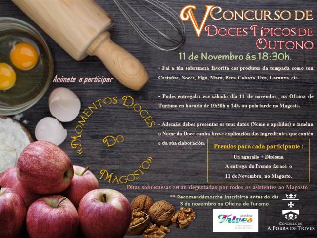 V Concurso De Doces Típicos De Outono - "Momentos Doces do Magosto"