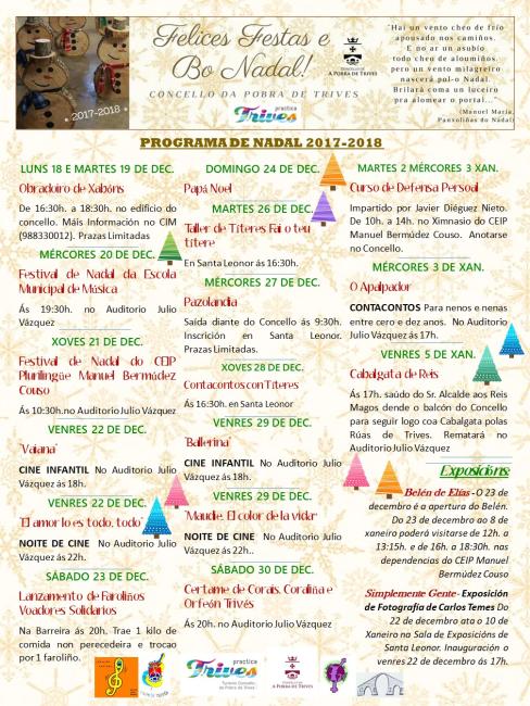 Programa de Nadal 2017 - 2018