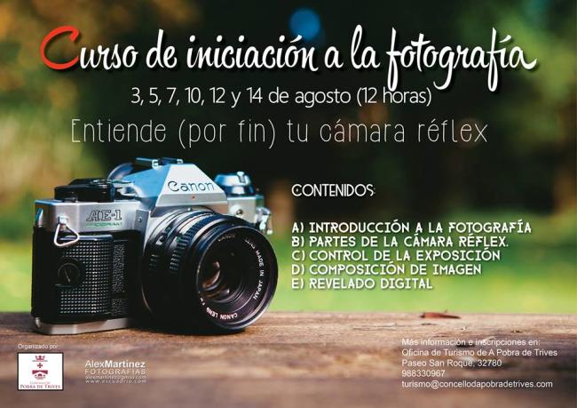 CURSO DE INICIACIÓN Á FOTOGRAFÍA