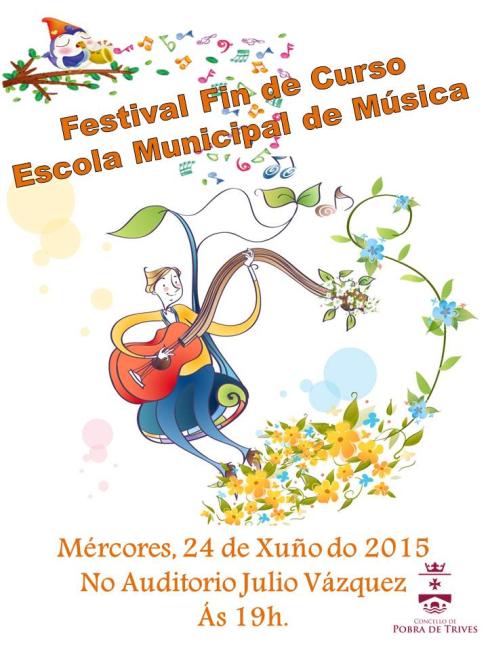 Festival Fin de Curso da Escola Municipal de Música.