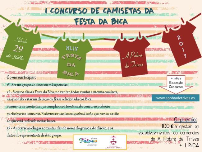 I Concurso de Camisetas da Festa da Bica 2017
