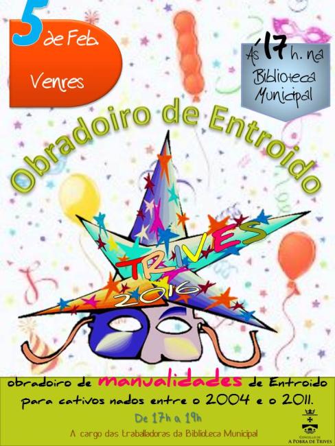 Obradoiro de Manualidades de Entroido