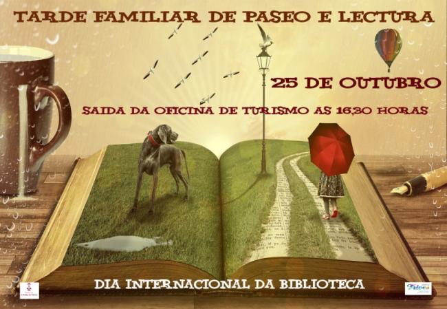 Día da Biblioteca cunha "Tarde Familiar de Paseo e Lectura"