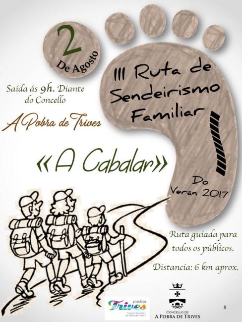 III Ruta de Sendeirismo Familiar - A Cabalar