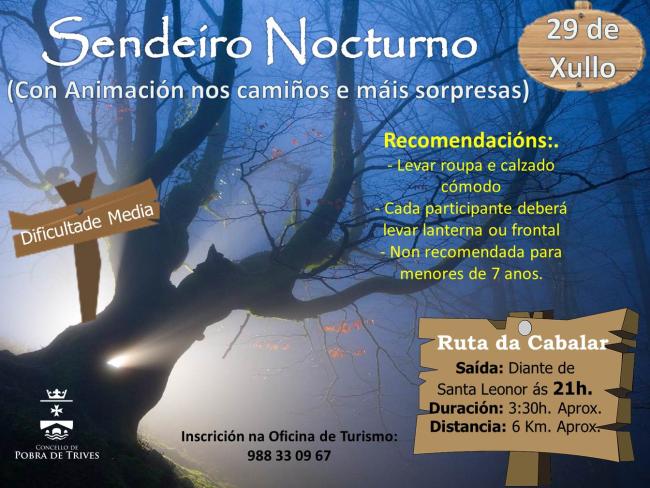 Sendeiro Nocturno - Ruta da Cabalar