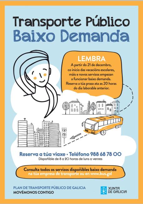 Funcionamento do Servizo Público de Transporte Baixo Demanda