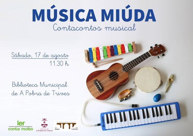 Contacontos musical na Biblioteca municipal