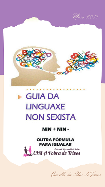 Desde o CIM ven de elaborarse un "tríptico - guía" de Linguaxe Non Sexista