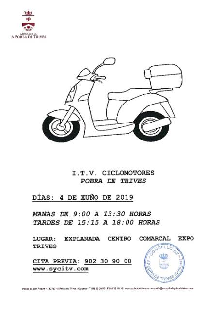 I.T.V. Ciclomotores - Xuño 2019