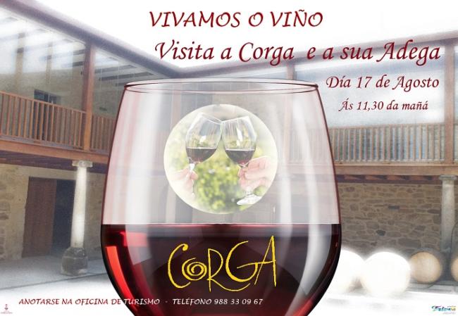Este venres 17, poderás coñecer a Adega da Corga nunha visita guiada dende a Oficina de Turismo