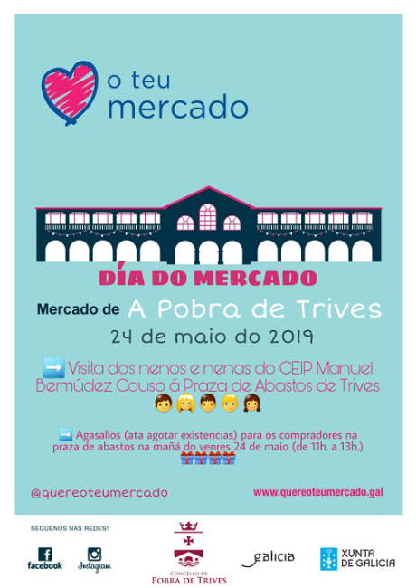 O 24 de maio festexamos o Día do mercado dentro do programa "QUERE O TEU MERCADO"