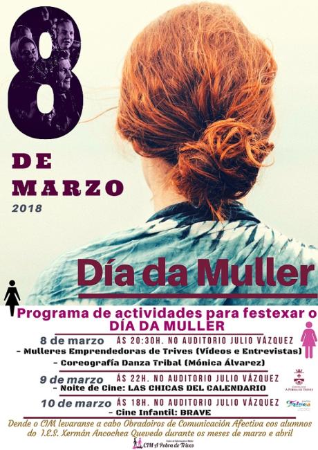 Diversidade de actividades no Concello da Pobra de Trives para conmemorar o Día da Muller.