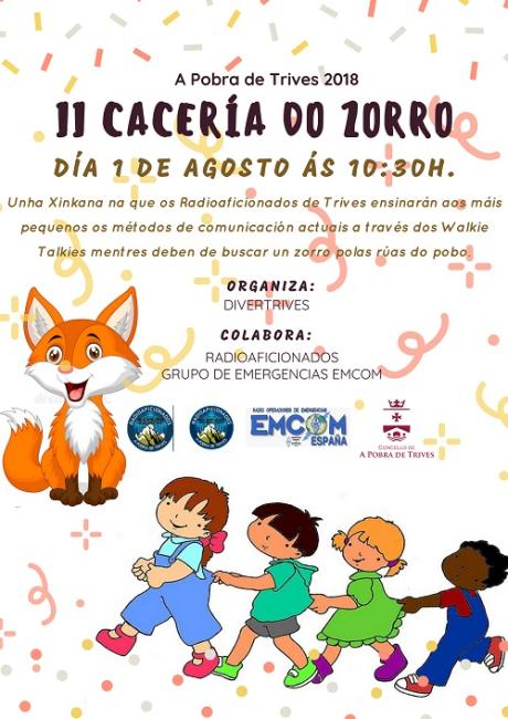 II Cacería do Zorro organizada polo Divertrives coa colaboración dos Radioaficionados de Trives
