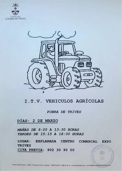 I.T.V. Vehículos Agrícolas - Marzo 2018