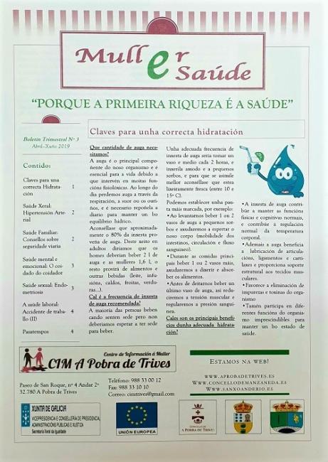 Boletín trimestral "Muller e Saúde" - nº3