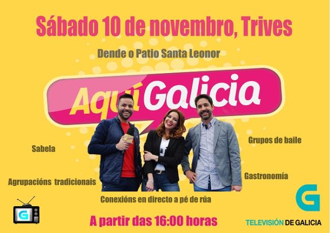 O Magosto de Trives retransmitido na TVG polo seu programa "Aquí Galicia"