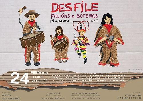 Desfile de Folións e Boteiros o 24 de Febreiro do 2019