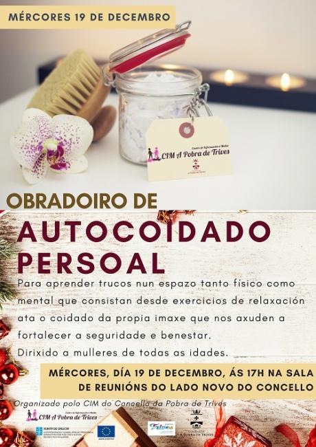 Obradoiro de autocoidado persoal organizado desde o CIM da Pobra de Trives