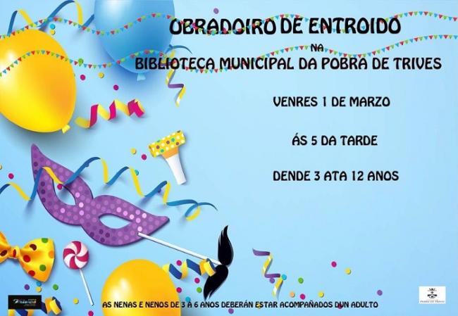Obradoiro de entroido na Biblioteca Municipal