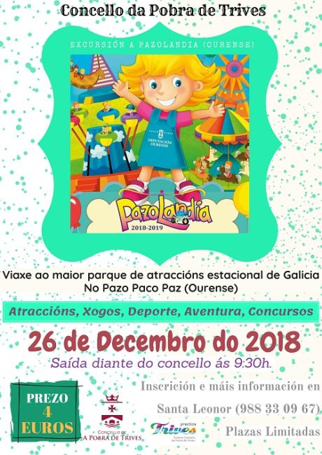 Aventuras e Ocio para os máis pequenos, de Trives a Pazolandia