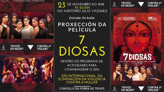 Proxección de "7 DIOSAS" o vindeiro 23 de novembro