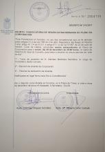 Sesión Extraordinaria do Pleno da corporación o xoves, 28 de decembro