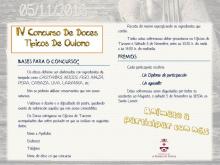 Bases para o IV Concurso de Doces Típicos de Outono