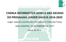 Charla acerca das axudas do Programa Leader