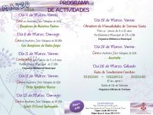 Programación do mes de Marzo 2016