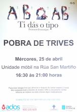 A Unidade Móbil para Doar Sangue estará este mércores en Trives