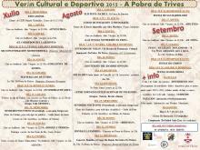 Programación do Verán Cultural e Deportivo 2015