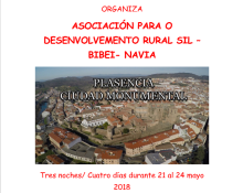 Programa da viaxe a Plasencia organizada pola Asociación Sil-Bibei-Navea