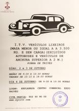 I.T.V. Vehículos Lixeiros Outubro 2017