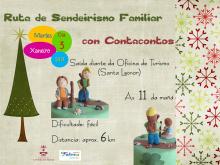 Sendeirismo familiar con Contacontos, un bo comenzo de ano
