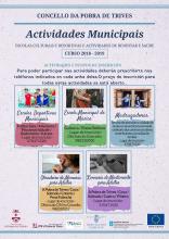 Programa de Actividades Municipais anuais para o curso 2018-2019