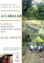 VI Ruta de sendeirismo familiar no verán 2018 - A Cabalar