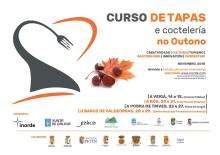 Curso de Tapas e Coctelería no Outono na Pobra de Trives