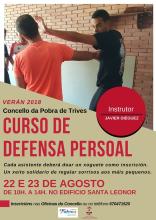 Volta o Curso de Defensa Persoal a Trives da man de Javier Diéguez