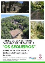 I Ruta de Sendeirismo Familiar no verán 2018 - Os Sequeiros