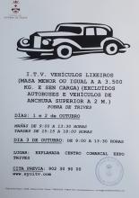I.T.V. Vehículos Lixeiros - Outubro 2018