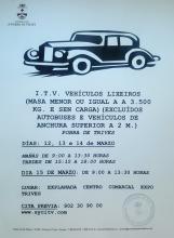 I.T.V. Vehículos Lixeiros - Marzo 2018