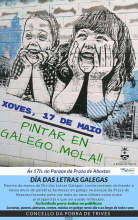 Pintar en Galego...Mola!!, actividade dentro da semana das Letras Galegas