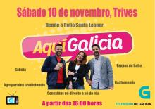 O Magosto de Trives retransmitido na TVG polo seu programa "Aquí Galicia"