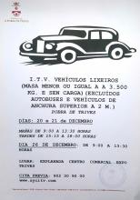 I.T.V. Vehículos Lixeiros - Decembro 2018