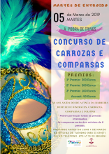 Bases para o concurso de carrozas e comparsas 2019