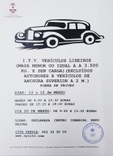I.T.V. Vehículos Lixeiros - Marzo 2019