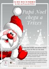 PAPÁ NOEL vén a saudar aos máis pequenos a Trives